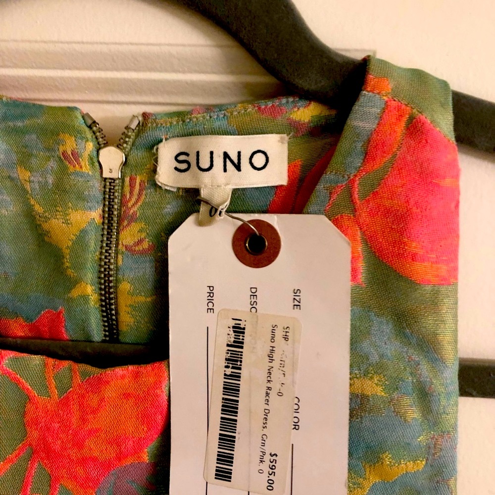 NWT Suno racerback sleeveless floral dress